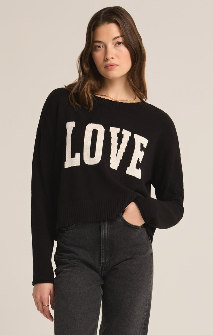 Sienna Love Sweater - Black