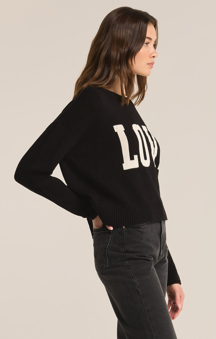 Sienna Love Sweater - Black