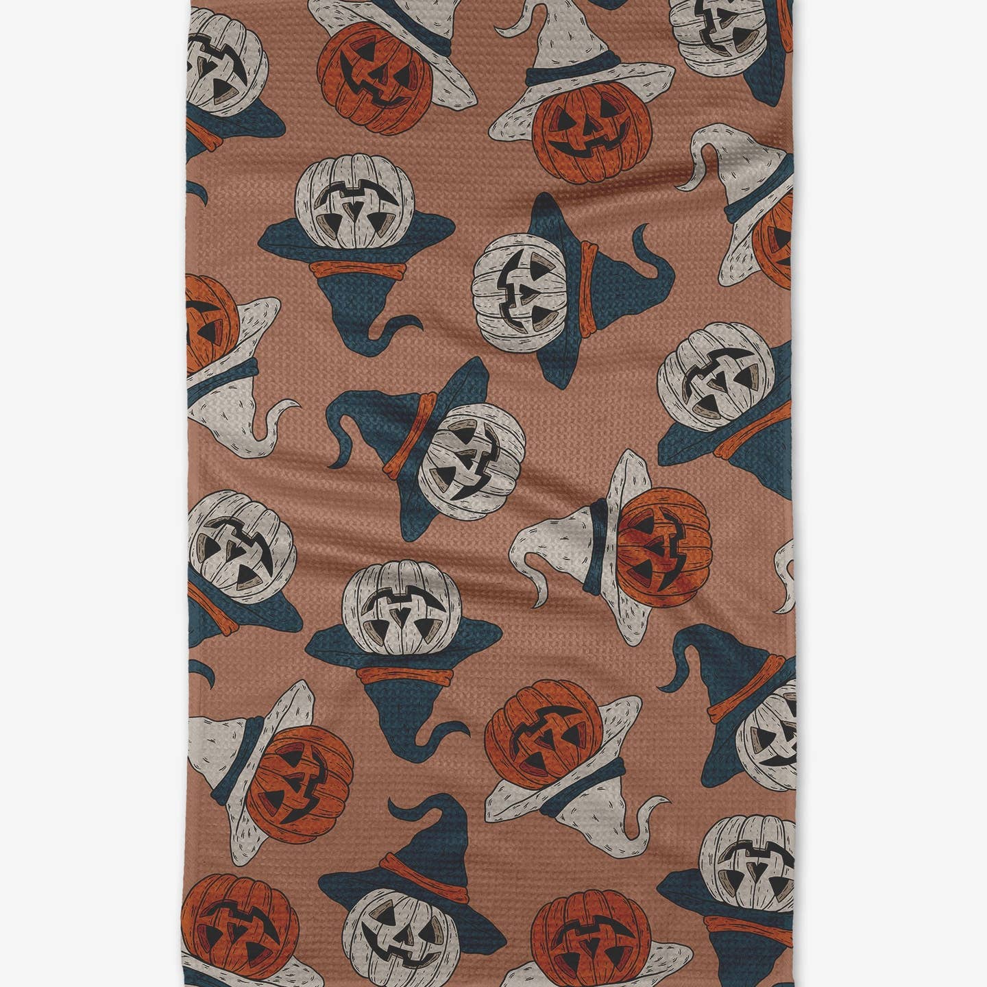 Jack-O'-Lanterns Tea Towel