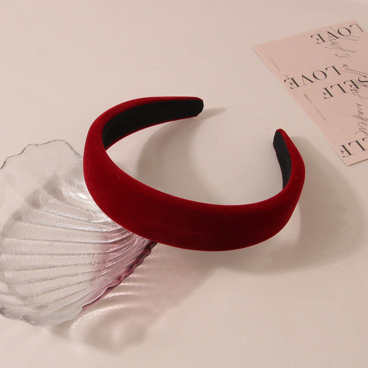 Red Solid Headband