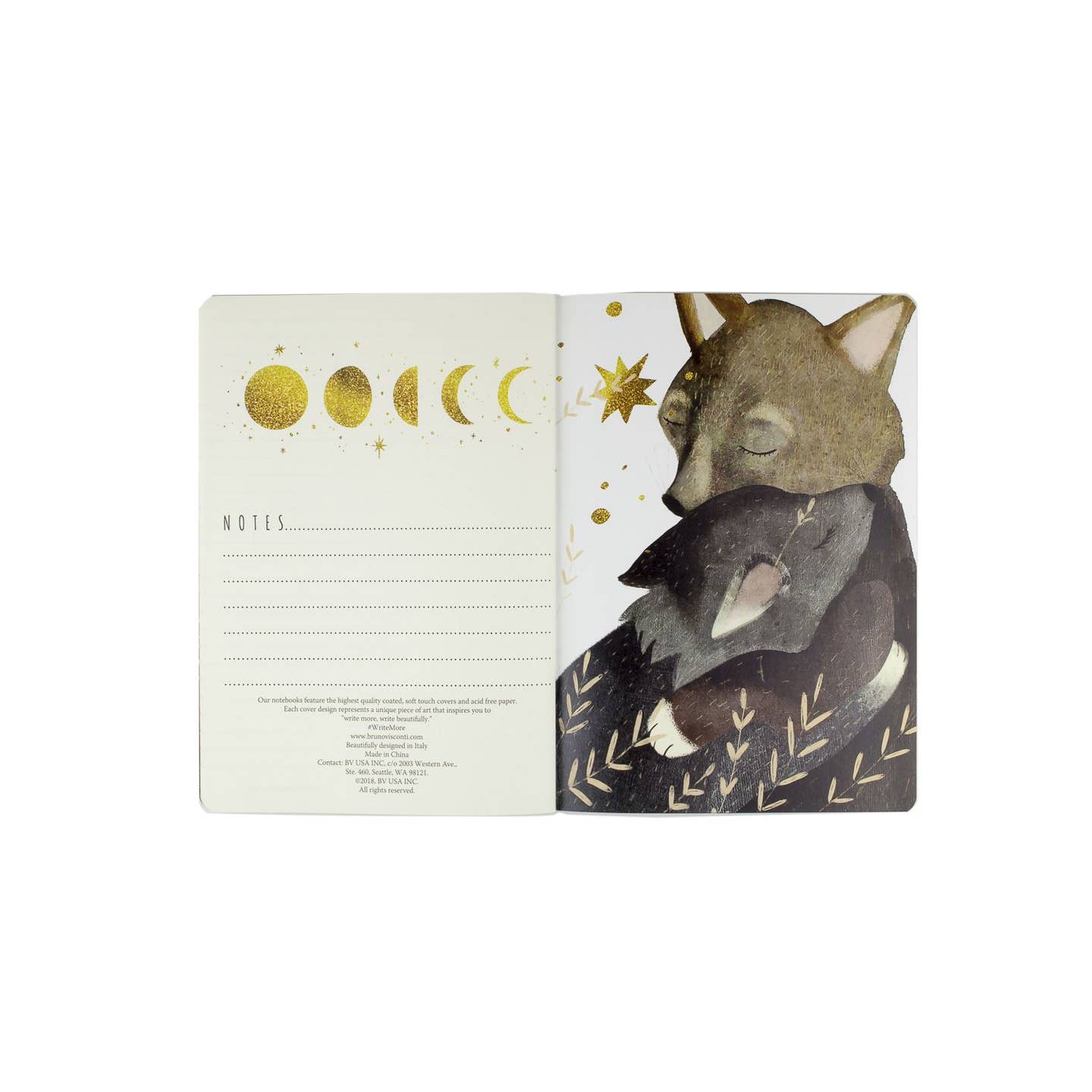 The Wolf Cub & The Moon Notebook