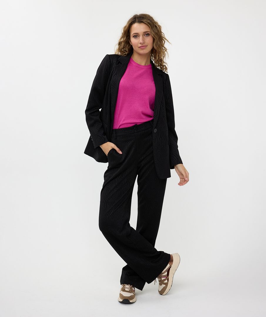 Black Jacquard Blazer