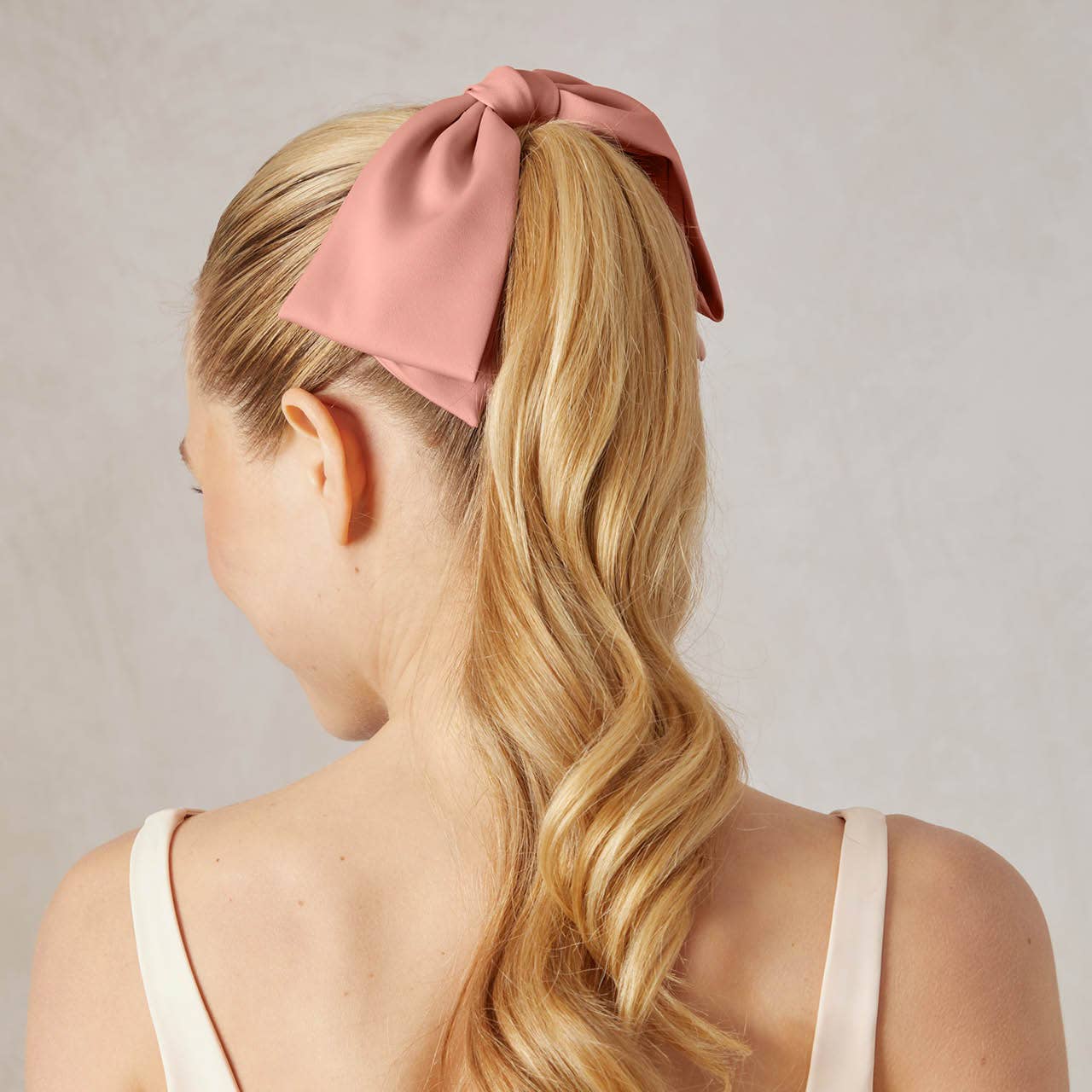 Bow Clip - Rose