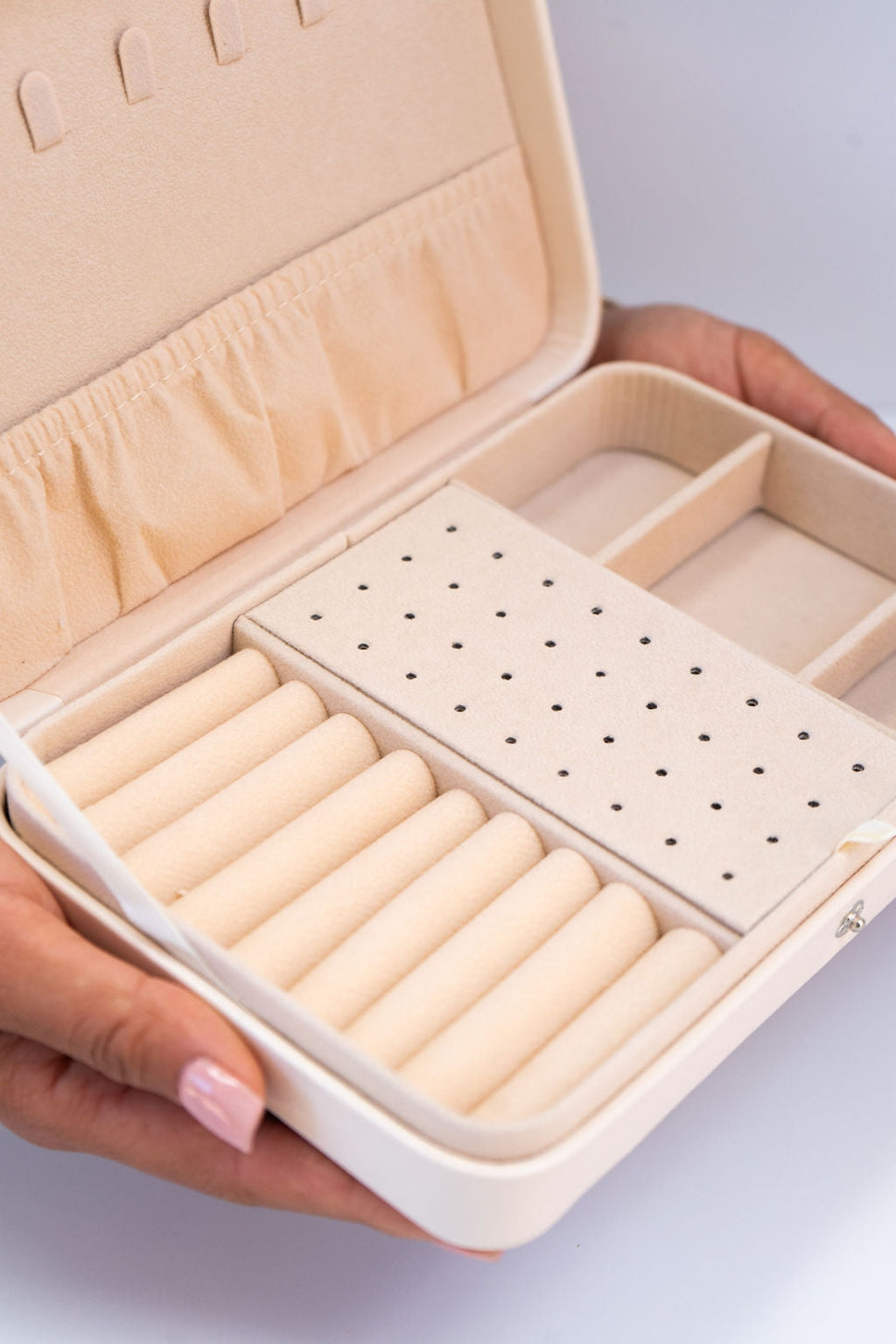 Jewelry Travel Case Box - Ivory