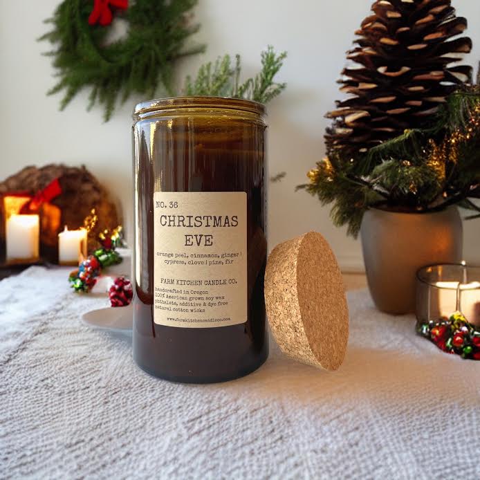 Christmas Eve Soy Candle | Amber Apothecary | 14.5 oz