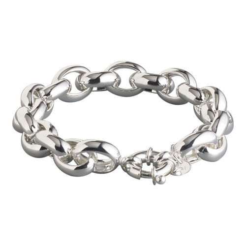 Rolo Large Silver Bracelet 13mm 7.0"