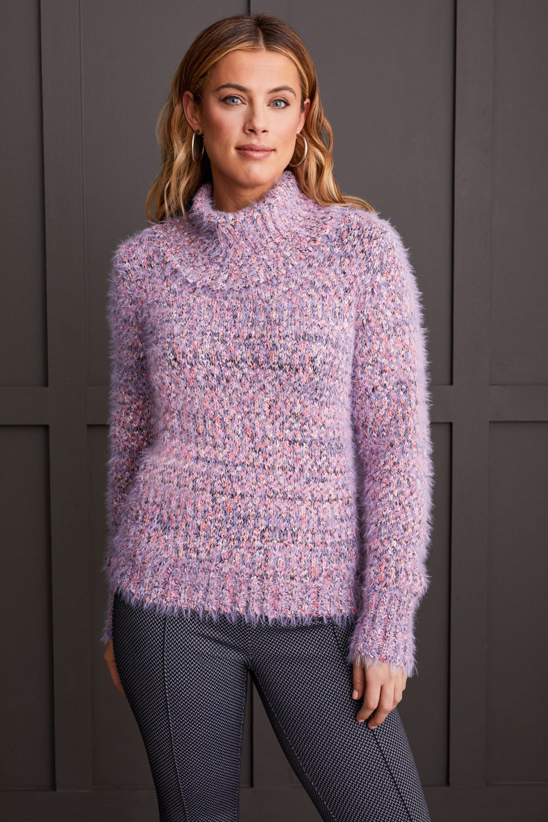 Orchid Cowl Neck Sweater