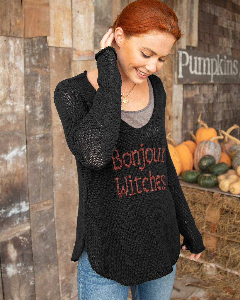 Bonjour Witches Sweater