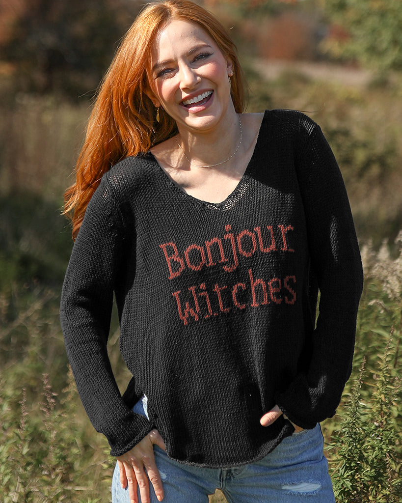 Bonjour Witches Sweater