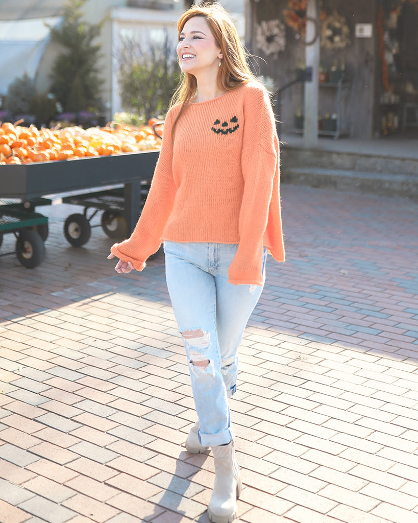 Mini Jack O' Lantern Sweater